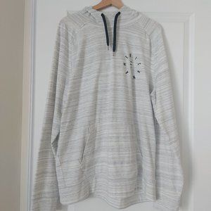 American Eagle Outfitters Flex Hooded Sweatshirt XL Light Gray